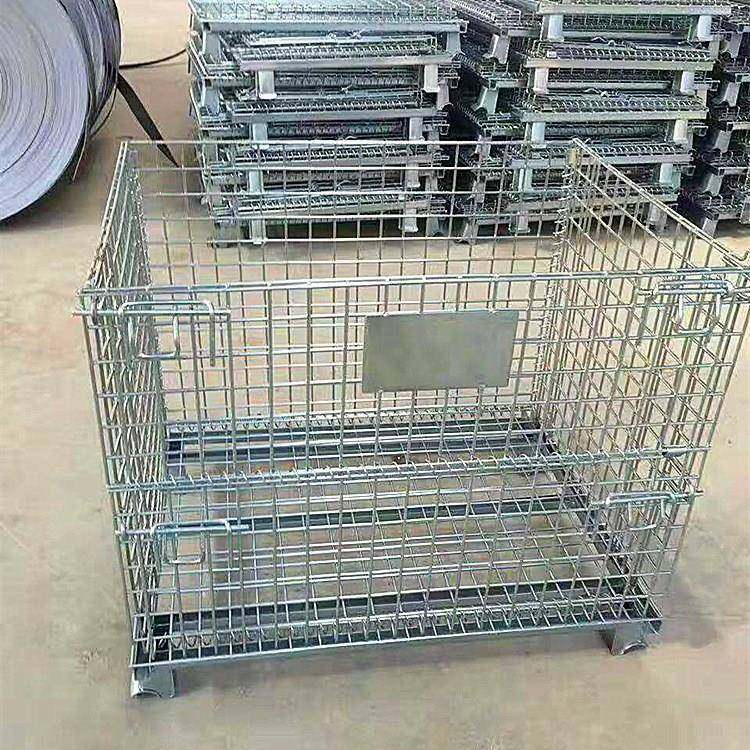 物流中转折叠式铁丝镀锌仓储笼储存放置金属周转箱铁框仓储笼车,农机/农具/农膜,其它农用工具,淘宝优惠券,粉丝福利购,淘宝优惠卷