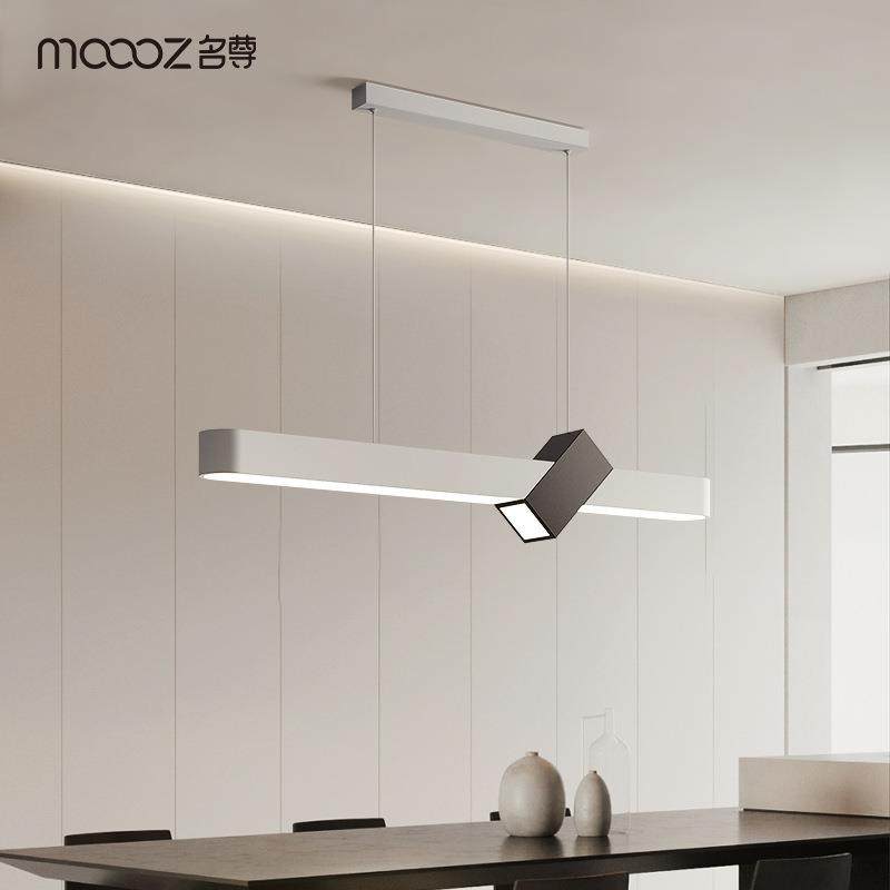 极简餐厅吊灯长条简约现代吧台餐桌灯茶室家用艺术民宿中山灯具家