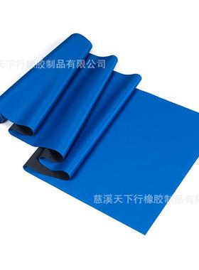 27”*15‘*1.5MMNeopreneFloorRunne橡胶搬家垫地垫红蓝黑布