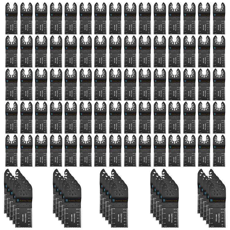 100pc混合万用宝锯片套装万用宝摆动锯片工具附件