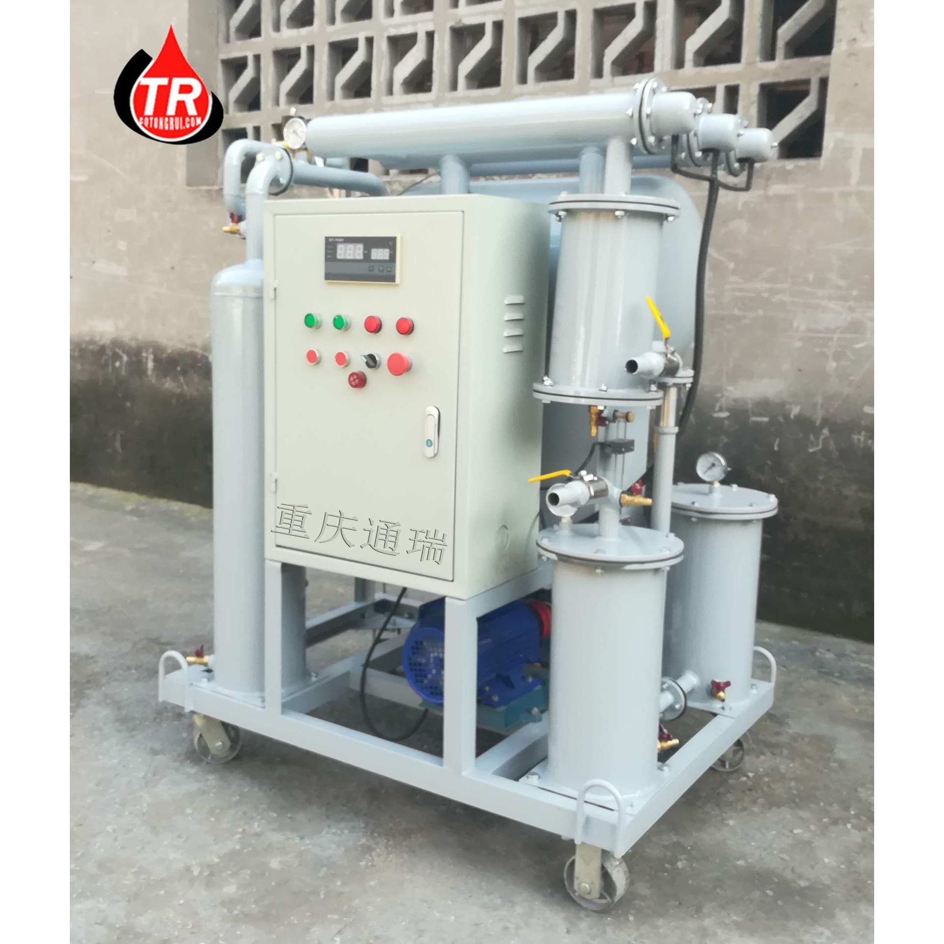 新品手推式小型真空滤油机ZJB-10变压器油绝缘油除气脱水过滤杂质