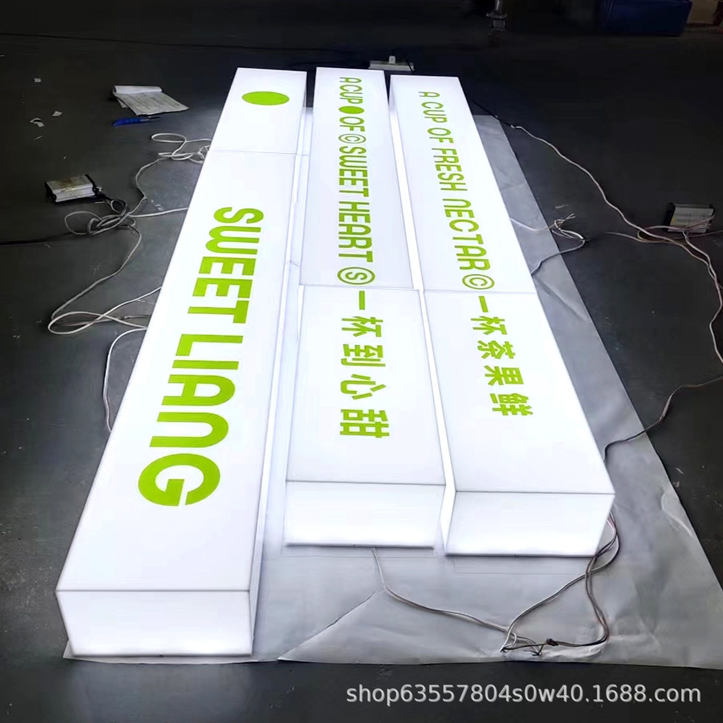 亚克力灯箱霓虹灯广告招牌字不锈钢字艺术字各种发光造型