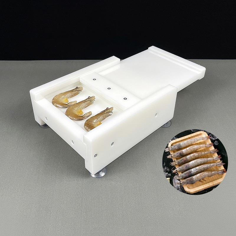 日式寿司店天妇罗压虾神器拉长虾模具敲虾器商用剥虾料理捏虾工具