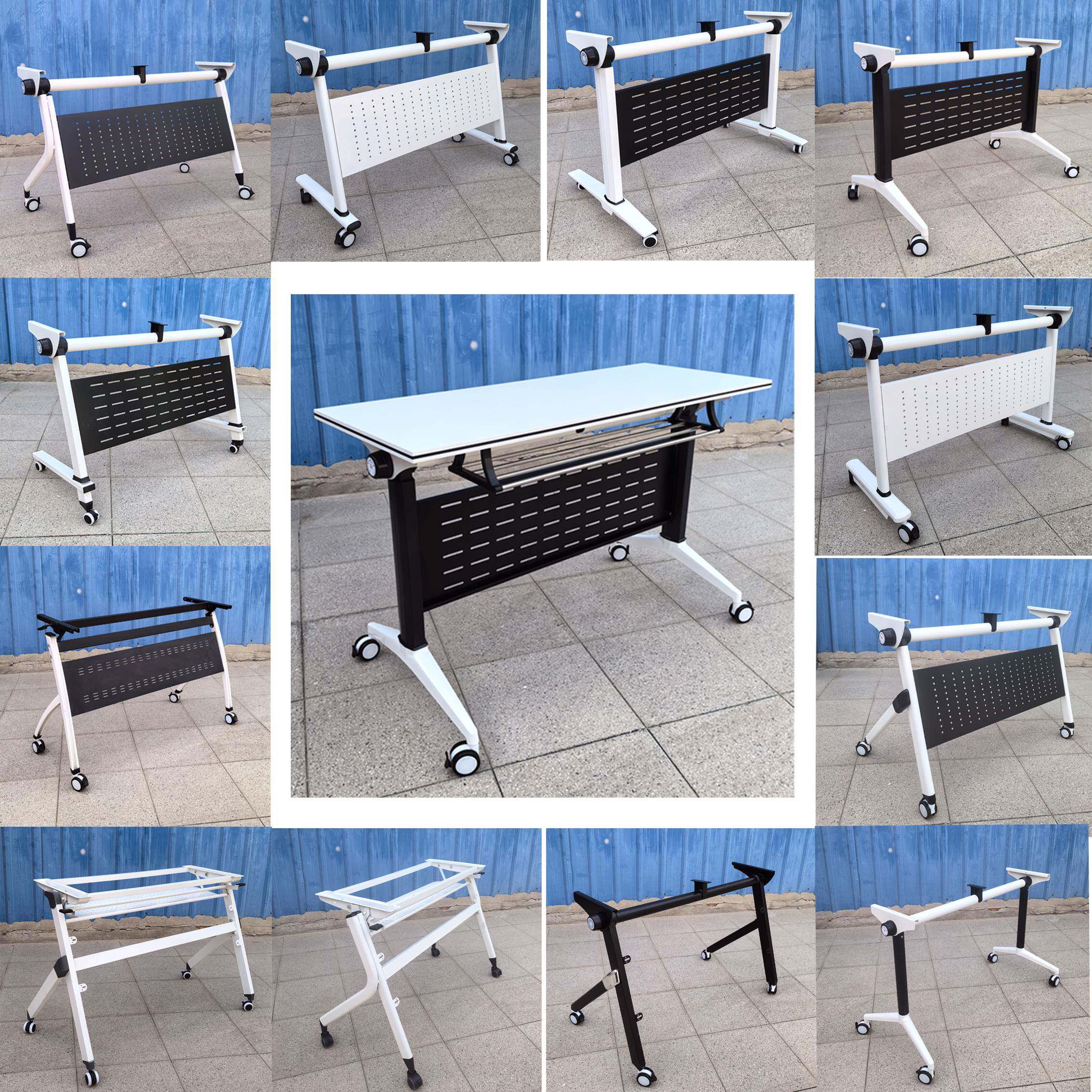 #折叠培训桌架会议桌组合桌腿支架办公桌脚可拼接会议室桌腿支架