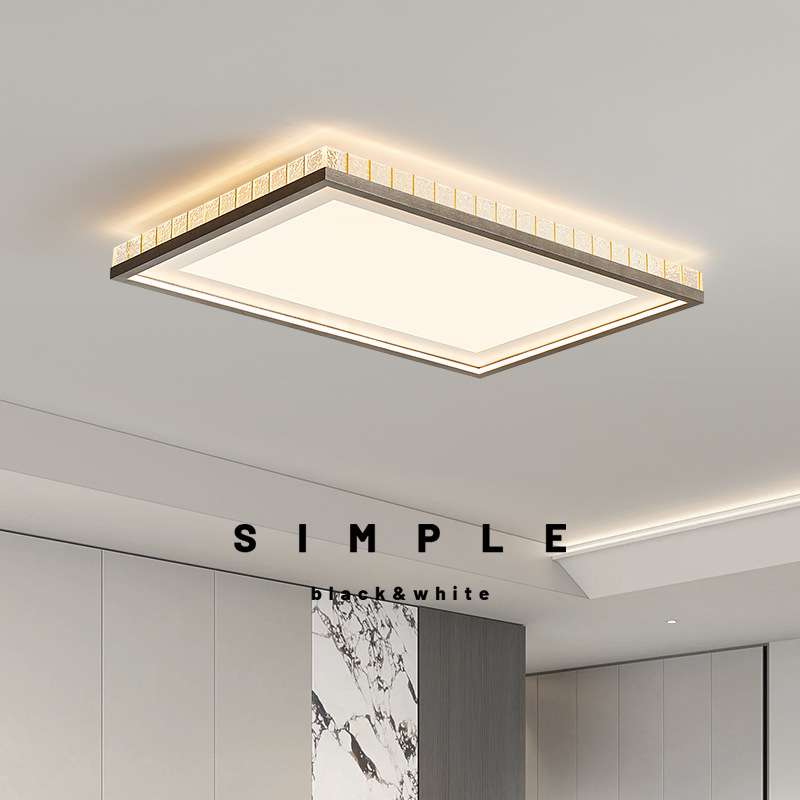 意式极简客厅吸顶灯现代简约设计师高级感2024新款全光谱房间灯具