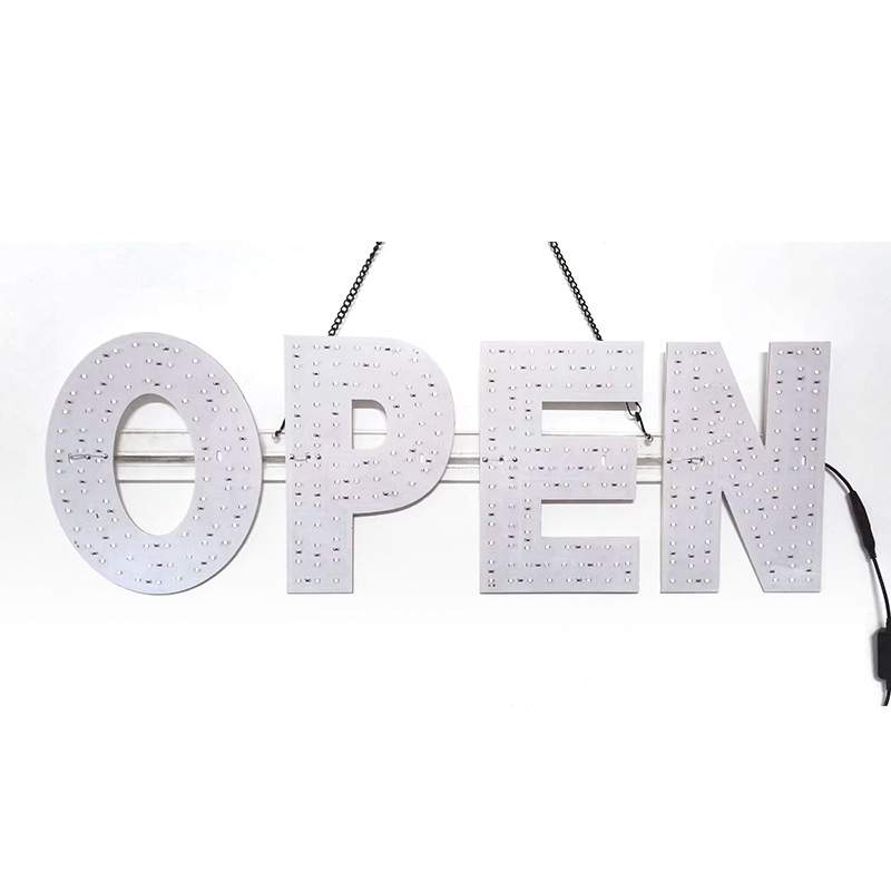 供应LED广告牌 各种发光字 open字样 户外灯牌充足