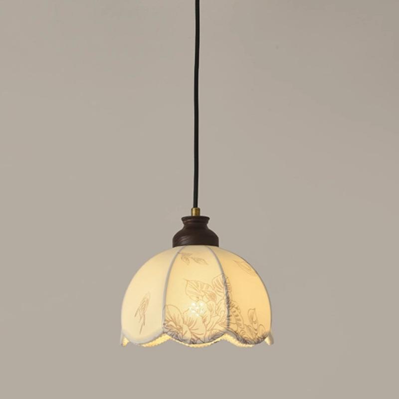 58餐厅吊灯三头饭厅灯中古风实木新中式胡桃色简约现代装饰吧台灯