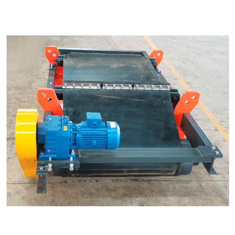 连续不断的吸弃铁作业磁场稳定可靠自动纠偏干式自卸式电磁除铁器