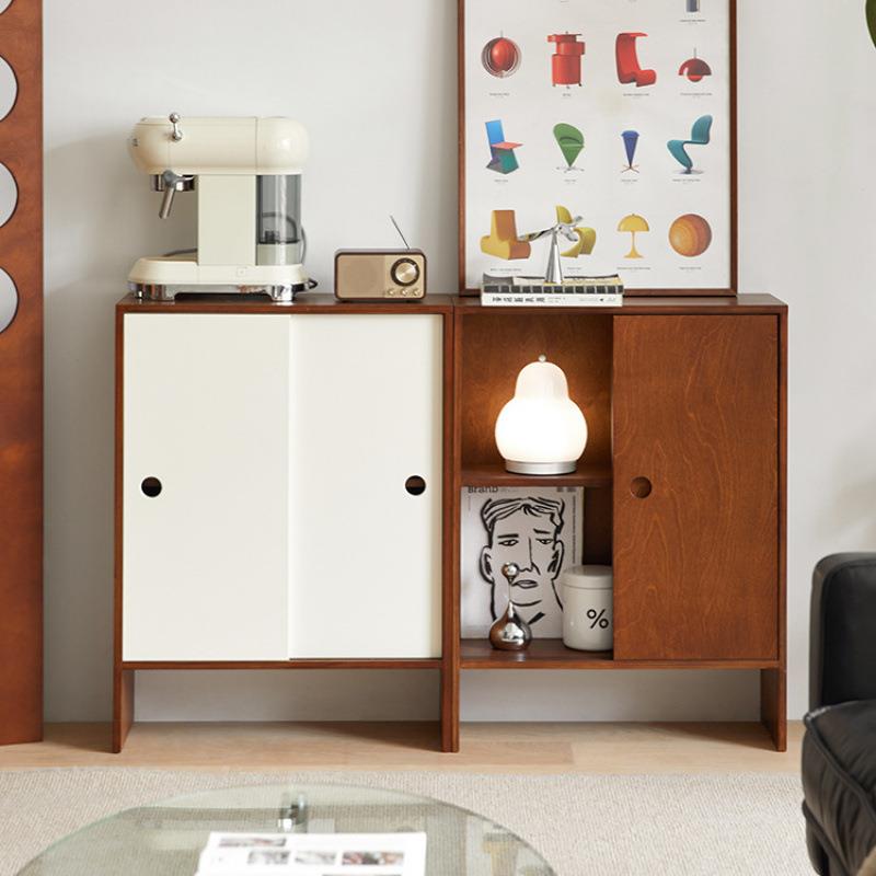 中古风餐边柜家用入户玄关柜现代简约客厅储物柜子