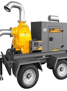 商情态势大泽动力6000立方柴油泵车防汛抗洪用抽排水泵TO6000PM