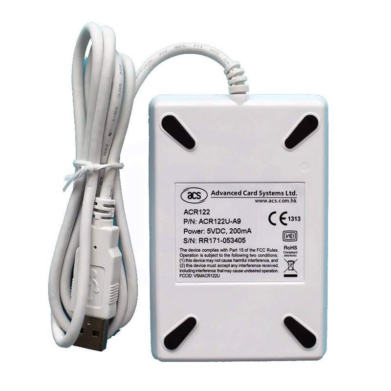 NFC读卡器 ACR122U-A9读卡器 M.1卡感应读头AC非接触式IC卡读写器