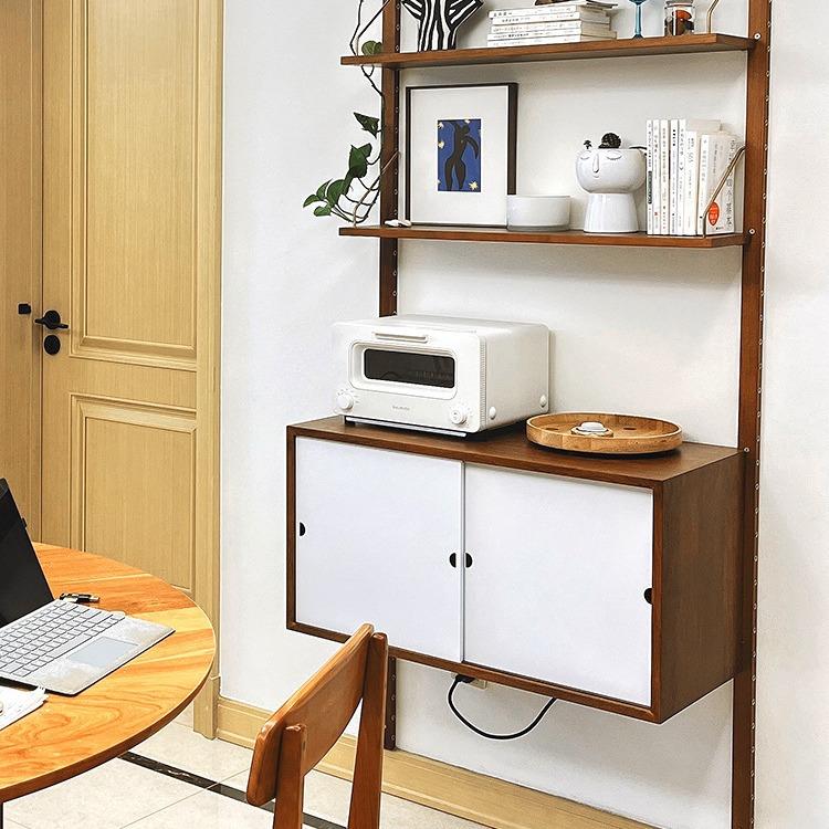 中古墙上系统置物架壁挂收纳柜书架家用开放陈列架自由组合展示架