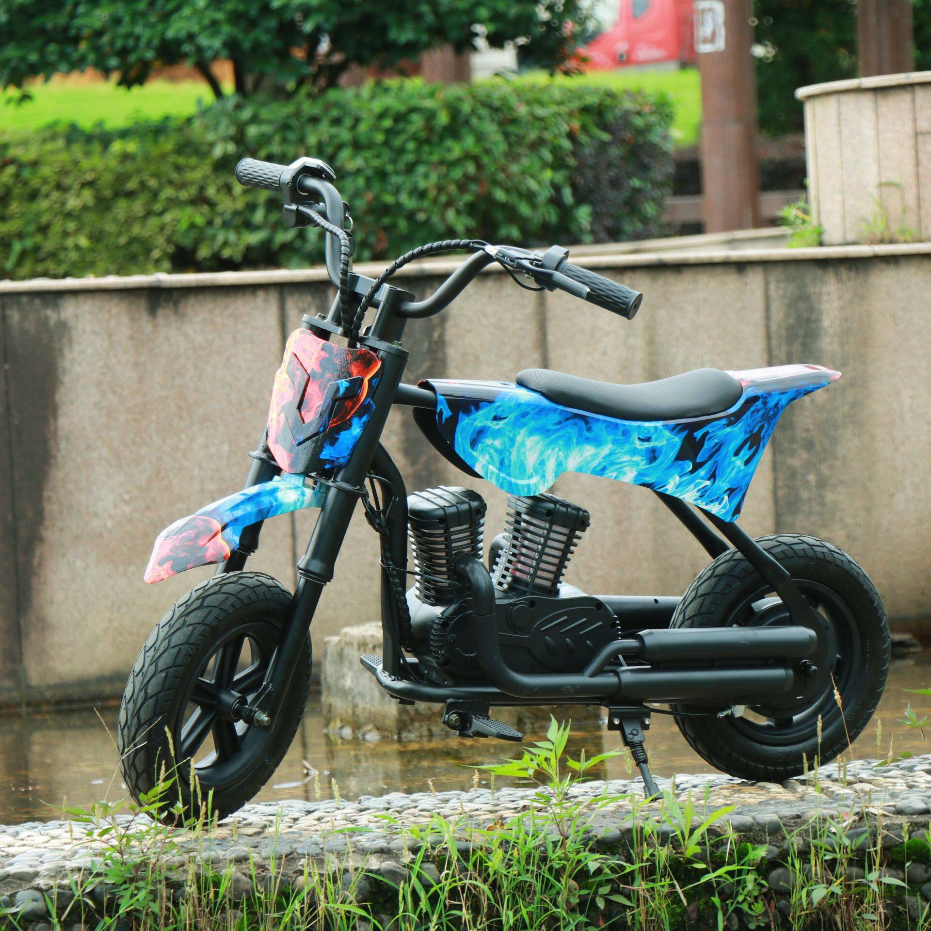 新款儿童车两轮越野摩托小孩3-12岁哈雷玩具车锂电24V