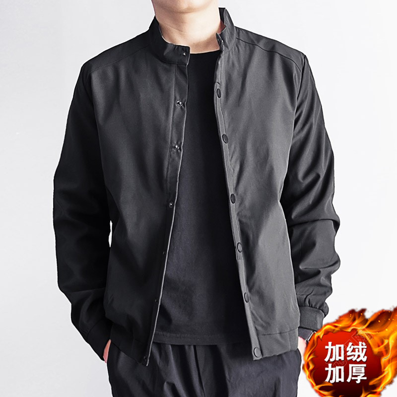外套男2025春秋季新款休闲宽松百搭潮流大码男士夹克男装上衣服