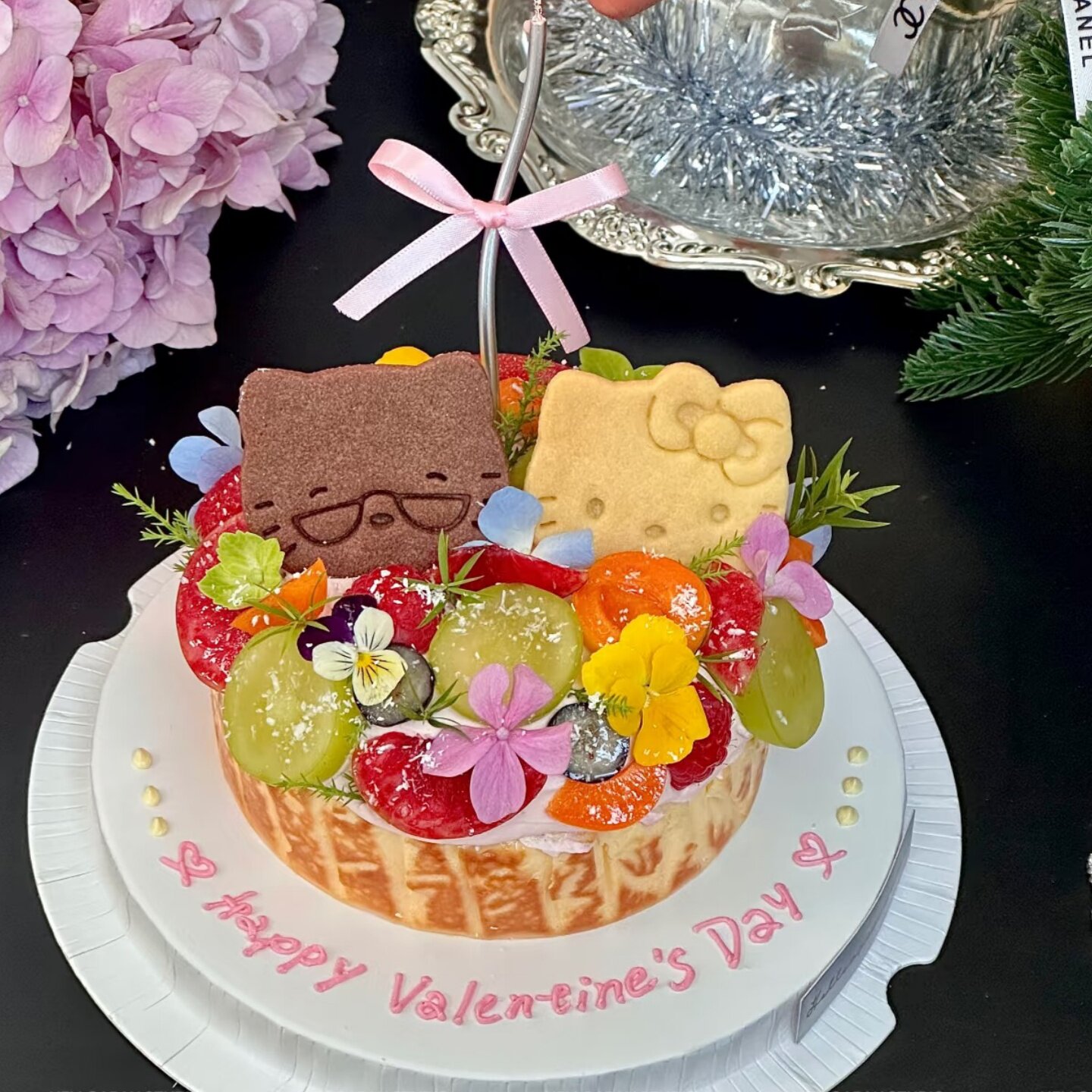 kitty纯手工kt猫糖霜黄油曲奇饼干礼盒宝宝满月酒摆台儿童生日礼