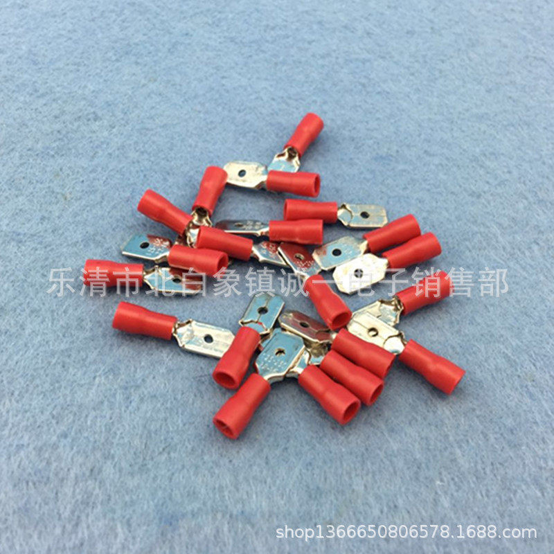 MDD1.25-250公预绝缘端子 连接头 接线端子 红色 1000只/包,橡塑材料及制品,其他塑料制品,淘宝优惠券,粉丝福利购,淘宝优惠卷