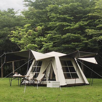Stoic黑胶屋脊速开自动帐篷户外露营防雨防晒双层帐篷野营装备批