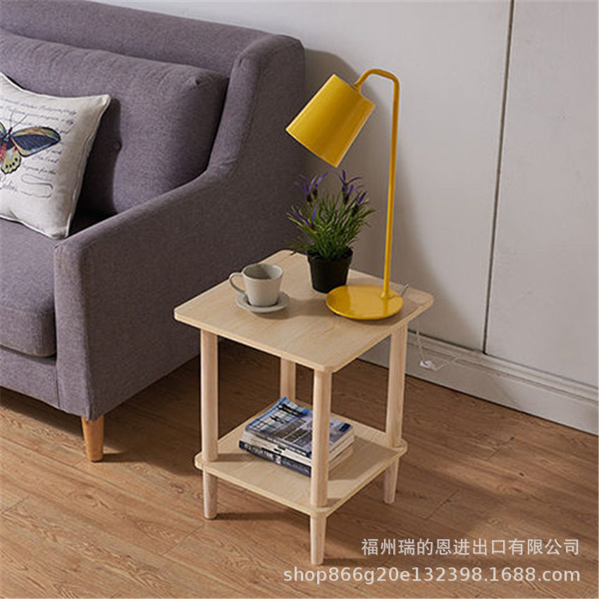 日式原木色简约二层沙发小边几角几阳台茶几床头柜桌面,鲜花速递/花卉仿真/绿植园艺,其它园艺用品,淘宝优惠券,粉丝福利购,淘宝优惠卷