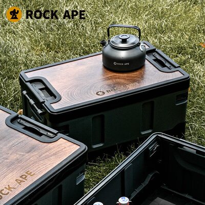 洛克猩球 RACT007/ RACT008带锁扣折叠箱车载储物箱露营置物箱