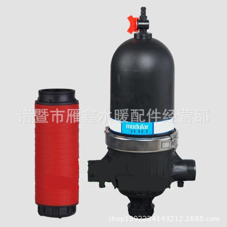 喷灌水处理设备大棚滴灌过滤器T型耐压叠片式过滤器寸dn