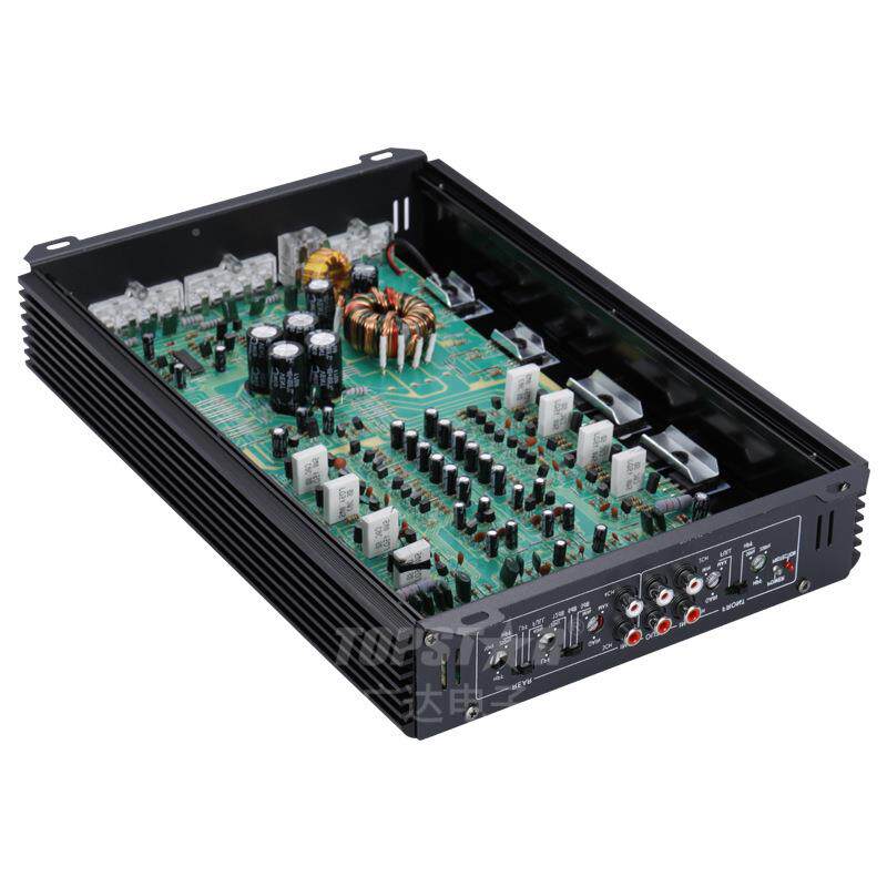 车载大功率四声道4路PBB放12V功汽车改放装音响大功率功汽车功放