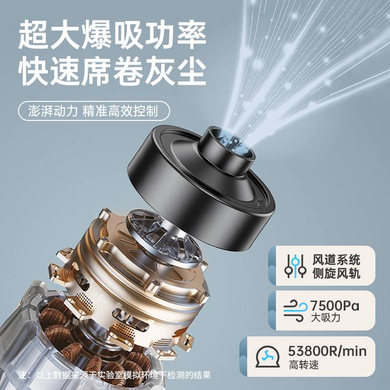 新款无线带充电底座手持式吸尘器家用车用大功率大吸力无线吸尘器