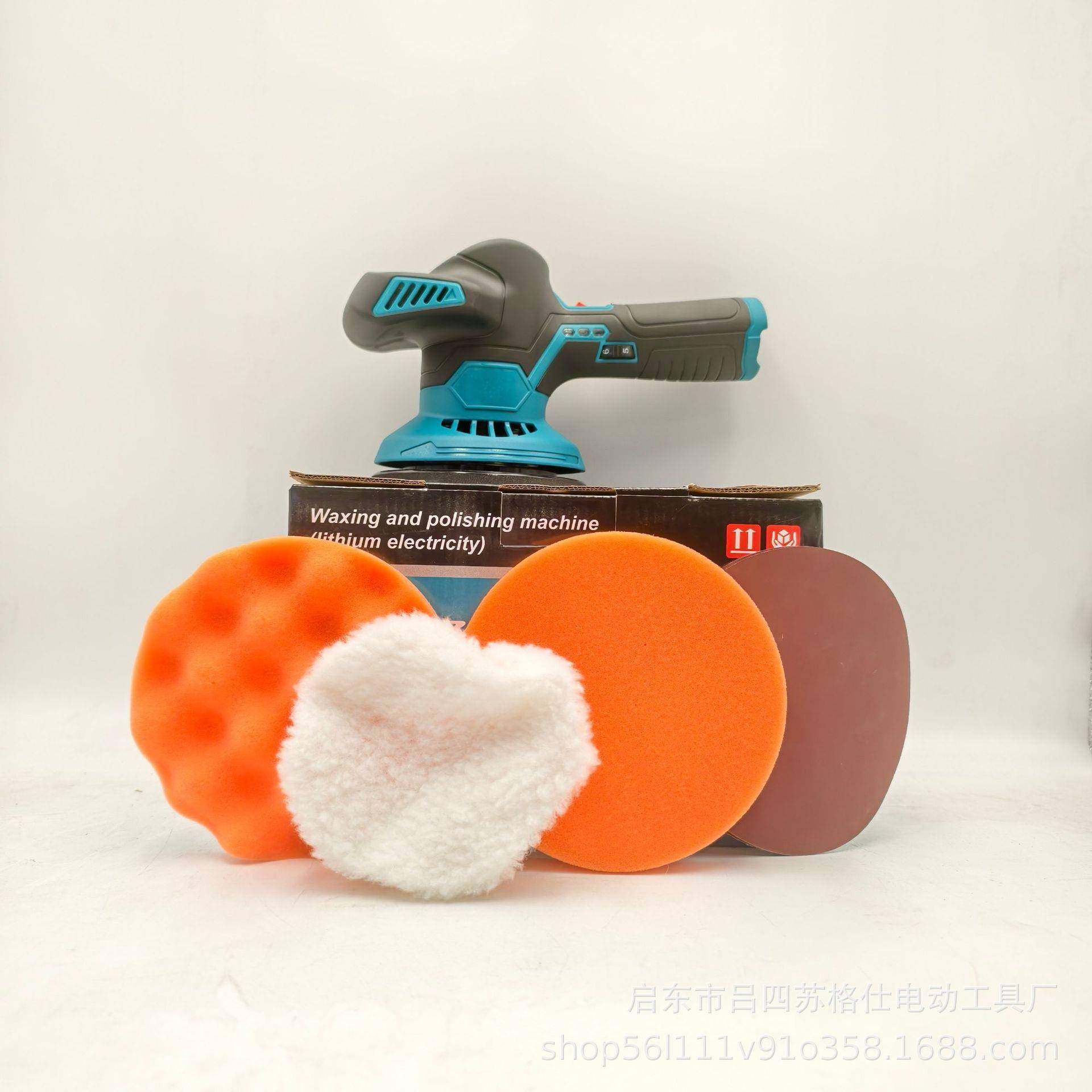 锂抛光机JXP6寸电车汽抛光打封釉机小型去毛刺充电式汽蜡车抛光机