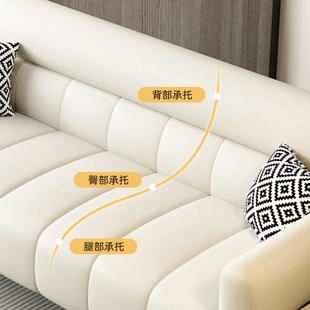 布艺沙小户型客厅猫抓布钢琴2025新款 键简RYM约发现折叠沙床两用