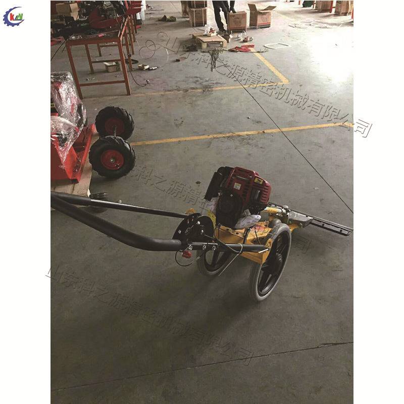 手推式汽油动力割草机 植被园林装饰修剪机 牧场杂草收割修草设备