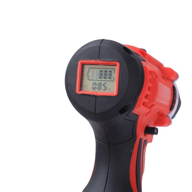 电量示C动G2015款螺丝钻双速锂冲击钻显家用电LED门窗螺DCZ丝电电