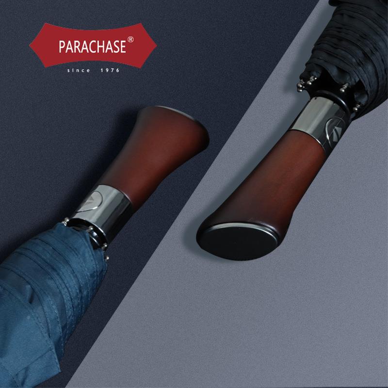 PARC3262HASE复古纯实木伞全自动1A20CM雨加大号双人抗男风折叠晴