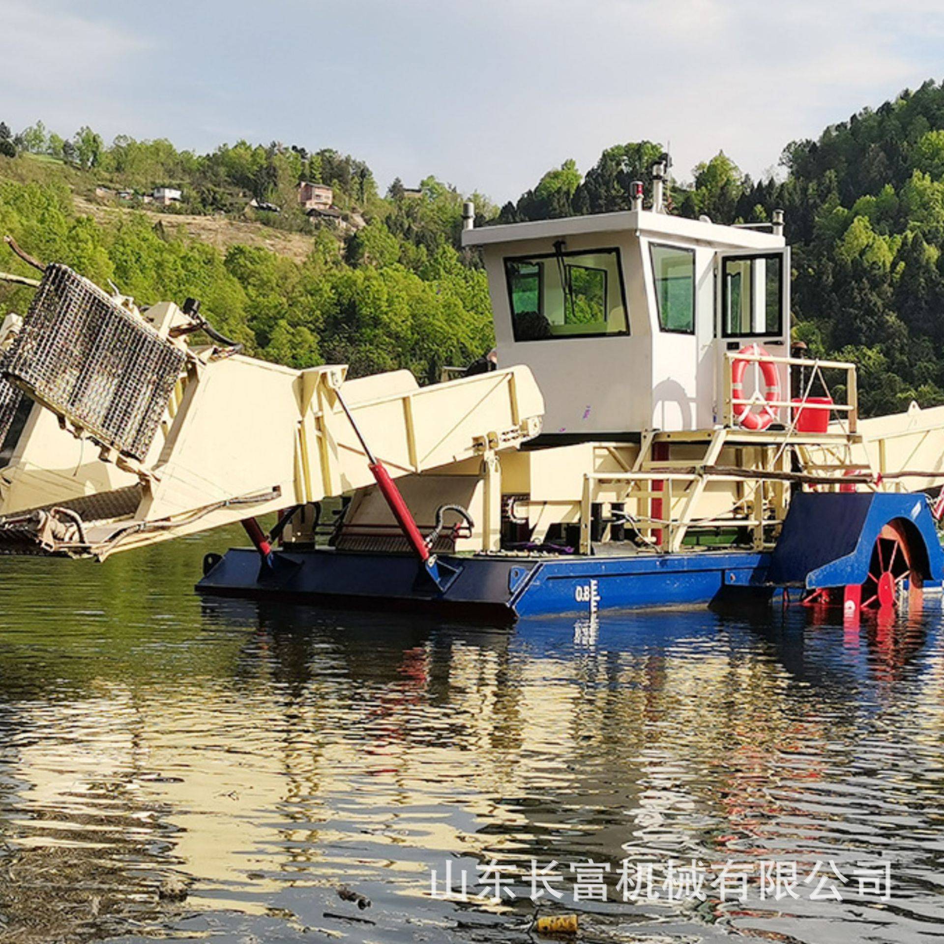 全自动保洁船 水葫芦割草船 景区公园水库河道市政垃圾打捞船