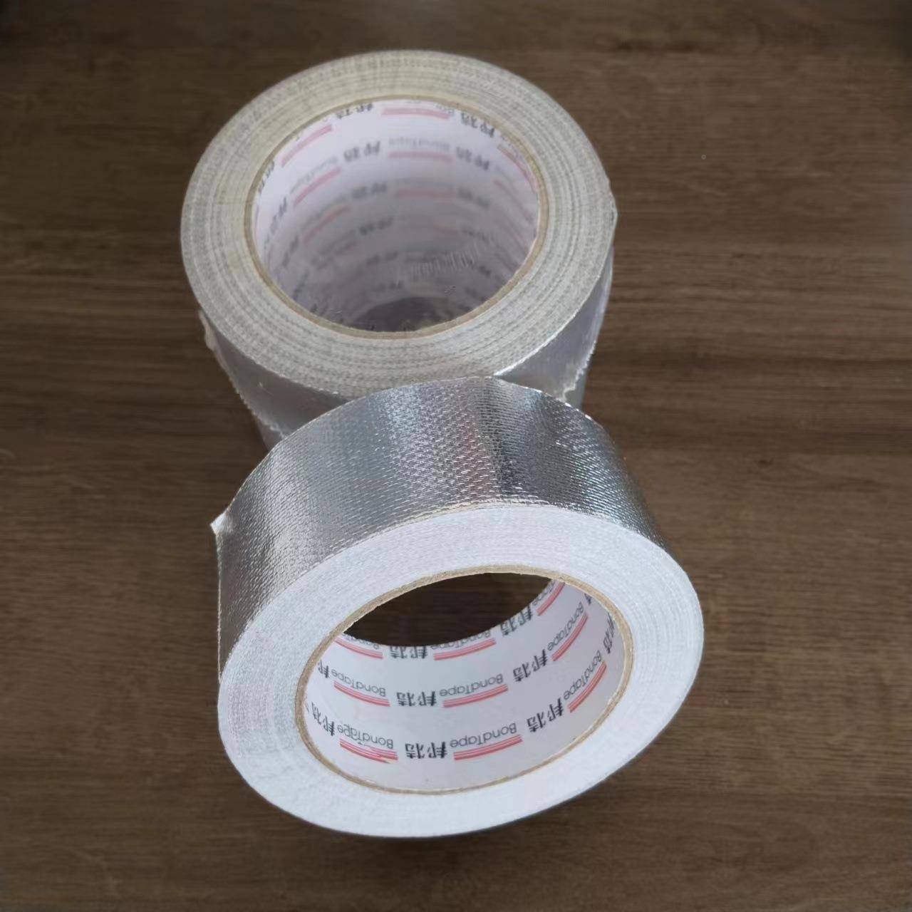 加厚铝铝箔胶玻纤胶带耐高补温密封防水带水管漏01粘盆箔纸胶带