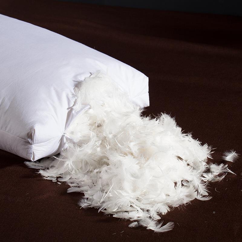 9白绒羽酒绒鹅枕芯五店单DL人5家用枕头好眠扭花立体枕