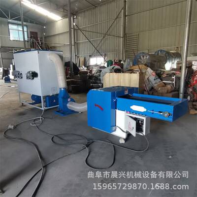 颗粒棉充装机 丝绵珍珠棉开松机抱枕充棉机 荞麦碎海绵充装机