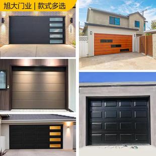 门彩钢709发泡翻板门闸纯平铝板翻电动板发泡门卷门发泡车库自动