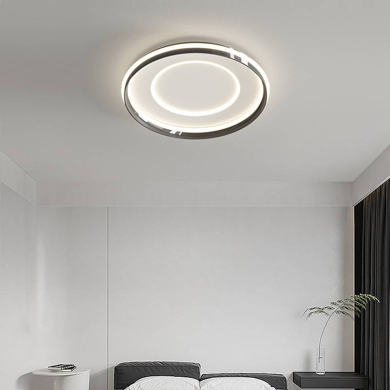 简约现代客厅主灯大厅吊灯2024新款创意圆环意式极简轻奢中山灯具