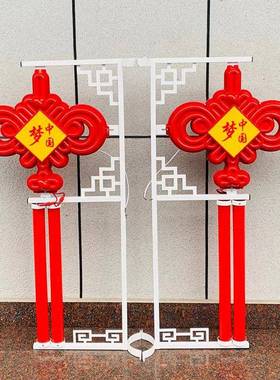 中国挂结led外户CPI路灯杆发光装饰灯结亚克力1.2米中国广告牌灯