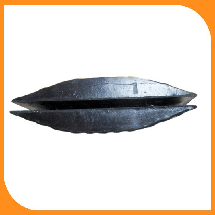 厂家5直销0公LH-JSD-0分椭圆点减速带耐磨减速垄橡减速带安全交通