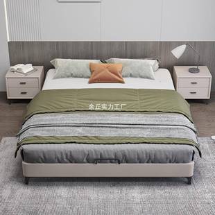 全木榻榻米无床头排骨架床ASK架单双人床15m.卧室中矮小户型实齐