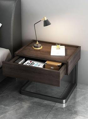 床JQA头柜代头简约卧室意式轻奢床边柜酒物店极简艺现术感创意床