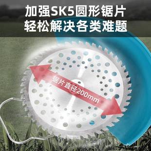 割草机 无刷大功率电动割草机小型家用除草机手持充电式