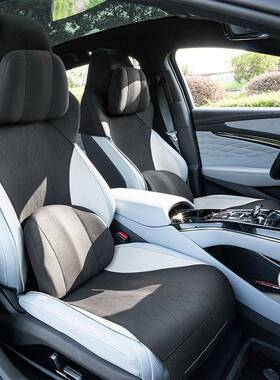 翻毛皮比亚迪海豹坐四透季通用垫套专用BM/NDGA半包座椅套座垫座