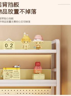 家用桌收面置物架办公桌书多桌层铁艺桌上WBS纳学生电脑桌洞洞板