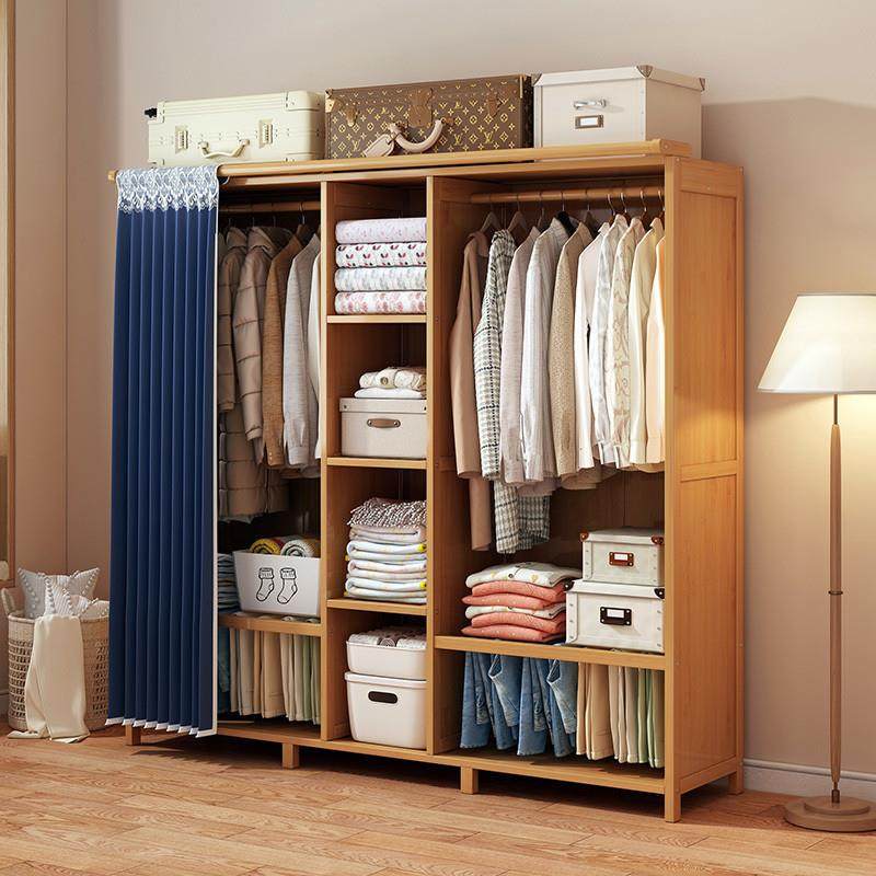 用经出式租房加粗特UZZ佳大容量济型衣柜卧开放家用室包邮