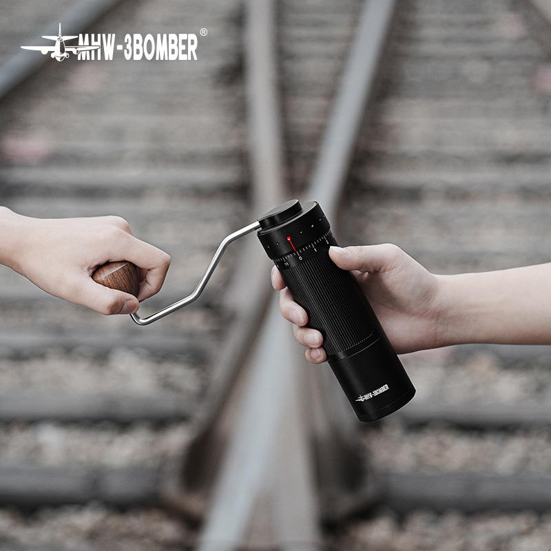 轰炸机手摇咖啡磨豆机家用小型外调手磨咖啡机咖啡豆研磨机手动