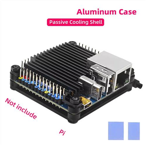 香橙派orange pi zero 3开发板铝合金外壳散热器保护壳坚固耐用