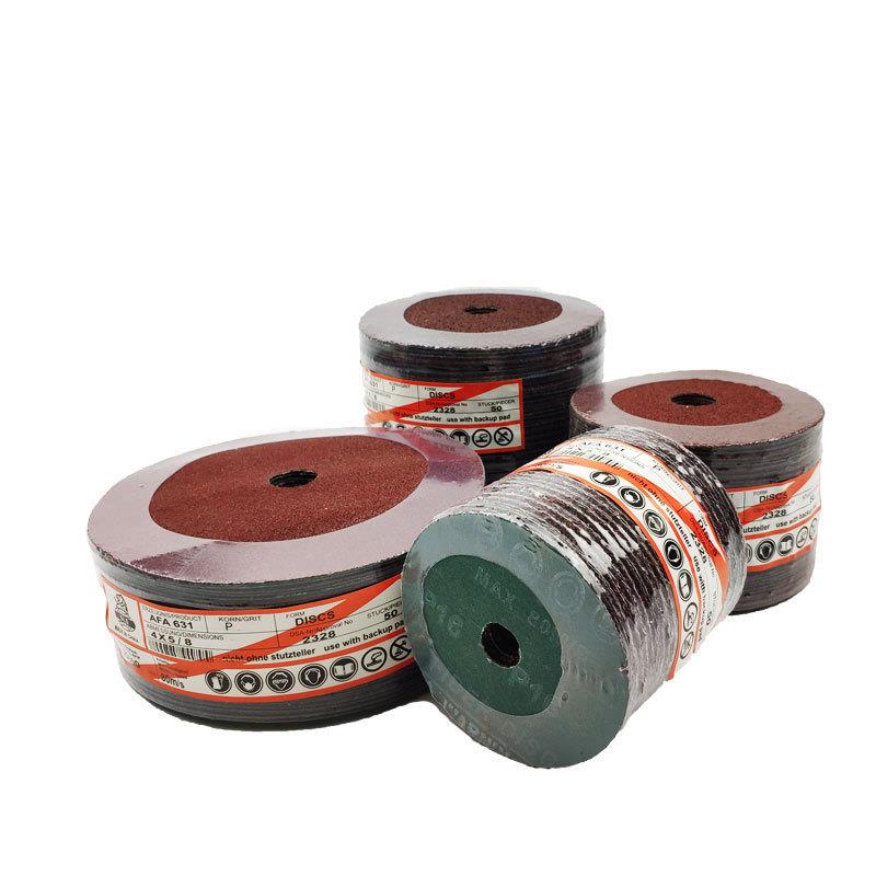 适配工厂优质钢纸片钢纸磨砂木工打磨红钢纸磨片砂碟沙盘