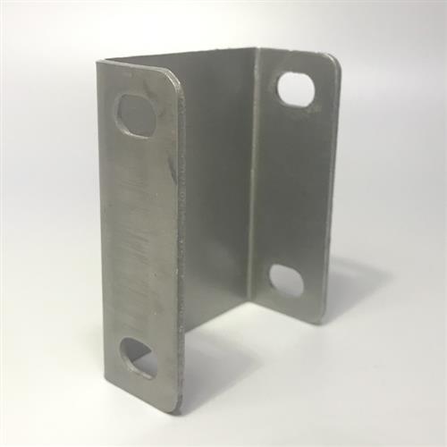 适用铁床配件U型铁片 上下铺铁床连接配件 方管床公寓床配件