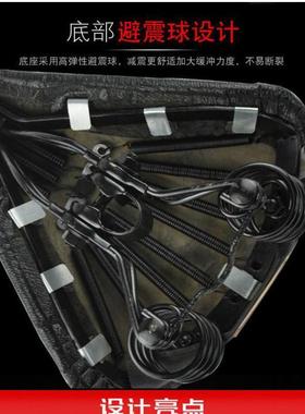 适配老式老爷单车舒适24寸26寸28寸自行车鞍座弹簧坐垫座垫车座皮